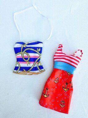 2011-2012 Barbie Fashionistas Clothes Fashions Nautical Sailor Girl
